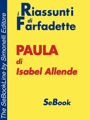 cover image of Paula di Isabel Allende - RIASSUNTO